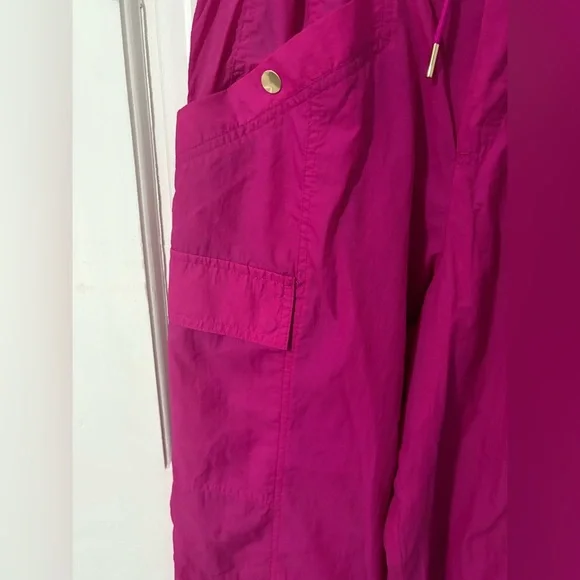 Athleta x Alicia Keys High-Waist Parachute Cargo Pants Size 8 Oversized Baggy
